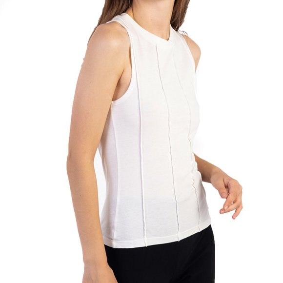 ELMAS PHIL WHITE TANK-TOP | WOMENS SIZE S - Picture 6 of 6